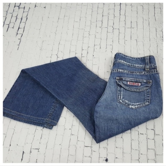 Hudson Designer Jeans Distressed Look Boot Denim - Picture 7 of 9